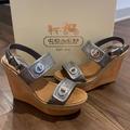 Coach Shoes | Coach Wedges | Color: Brown | Size: 8.5