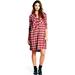 Madewell Dresses | Madewell Plaid Daywalk Shirtdress In Fairfax | Color: Red/Pink | Size: S