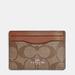 Coach Accessories | Coach Card Case In Signature Canvas | Color: Brown | Size: Os