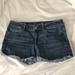 American Eagle Outfitters Shorts | Cut Off Denim Shorts | Color: Black | Size: 6