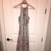 Jessica Simpson Dresses | Jessica Simpson Cherry Blossom Print Maxi Dress | Color: Gray/Cream | Size: Xs