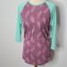 Lularoe Tops | 5/30 Nwot Lularoe Randy Feathers Top | Color: Purple/Pink | Size: S