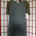 Lularoe Dresses | 4/$25 Lularoe Gray Julia Dress | Color: Gray/Green | Size: Xs