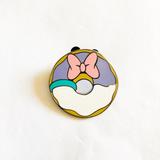 Disney Accessories | Disney Donuts Daisy Duck Pin | Color: Silver | Size: Os