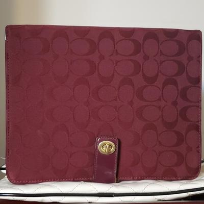 Coach Accessories | Coach Tablet/Ipad Case | Color: Brown/Purple | Size: 8" L X 10" X 0.55" Depth