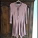 Free People Dresses | Free People Mini Dress Never Worn! | Color: Gray/White | Size: S