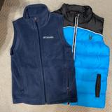 Columbia Jackets & Coats | 2 Boys Vests | Color: Black/Blue | Size: 6b
