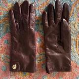 Coach Accessories | Coach Leather Gloves | Color: Brown | Size: 7