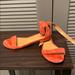 J. Crew Shoes | J Crew Sandals | Color: Orange | Size: 8