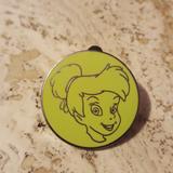 Disney Jewelry | 4/$20 Tinker Bell Peter Pan Disney Pin | Color: Gold | Size: Os