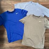 Nike Shirts | 3 Nike Shirts Men’s Medium Used | Color: Gray/Tan | Size: M