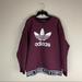 Adidas Jackets & Coats | Adidas Sweatshirt Jacket Size Medium Rare | Color: Purple/Black | Size: M