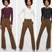 Zara Tops | Basic T-Shirt - Maroon | Color: Brown | Size: M