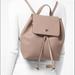 Michael Kors Bags | Michael Kors Junie Md Flap Leather Backpack | Color: Brown/Tan | Size: 12-1/2"W X 11-3/4"H X 6"D