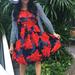 Lularoe Dresses | Lularoe Floral Amelia Dress | Color: Black | Size: Xs