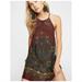 Free People Dresses | Free People Shea Printed Halter Neck Minidress S | Color: Black/Brown | Size: S