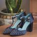 Anthropologie Shoes | Anthropologie Mary Jane Style Heels By Lab Nwot | Color: Blue | Size: 9.5