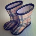 Burberry Shoes | Burberry || Kids Rain Boots | Color: Black/Purple | Size: 10