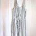 Anthropologie Pants & Jumpsuits | Anthropology Drew Striped Romper Nwt Size Small | Color: Silver | Size: S