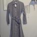 J. Crew Dresses | Classic - Fit Crisp Cotton Shirt Dress In Stripe | Color: Black | Size: 4
