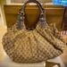 Gucci Bags | Gucci Monogram Studded Pelham Large Hobo Bag | Color: Brown | Size: Os