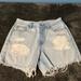 American Eagle Outfitters Shorts | American Eagle Outfitters Mom Shorts | Color: White/Gray | Size: 6