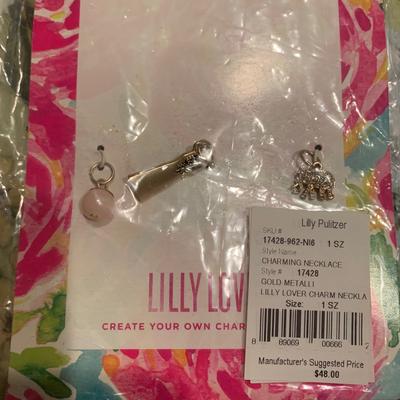Lilly Pulitzer Jewelry | Lilly Pulitzer Charms Nwt | Color: Gray/Tan | Size: Os