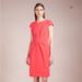 J. Crew Dresses | J. Crew Pleated Sheath Dress In 365 Crepe | Color: Red/Pink | Size: 4