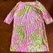 Lilly Pulitzer Dresses | Euc Lilly Pulitzer Upf 50 Marlowe Dress L 8/10 | Color: Pink/Silver | Size: Lg