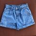 American Eagle Outfitters Shorts | American Eagle Pleated Mom Shorts Current In Store | Color: Blue | Size: 00