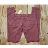 Free People Jeans | Free People Womens Skinny Jeans Low Rise Denim 25 | Color: Purple/Pink | Size: 25