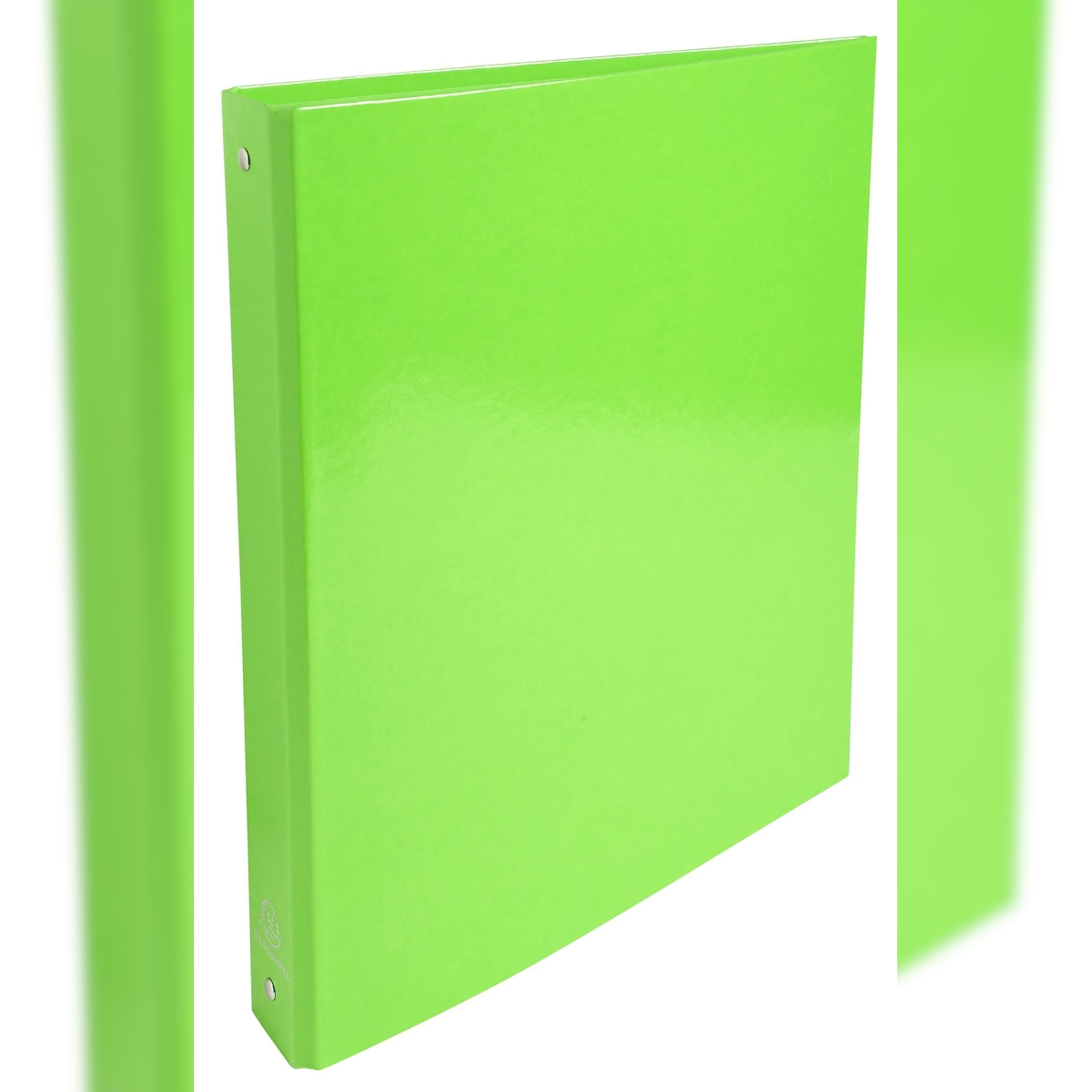 Exacompta 519297E 10x Ringbuch aus kaschiertem Karton, 4 Ringe 30mm, Rücken 40mm, 32x26cm für DIN A4 - Iderama - Anisgrün Image