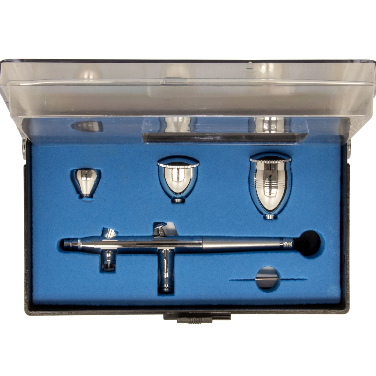 Airbrushpistole ABC 186 Fließbecherpistole 0,3 mm mit 3 Farbbechern Image