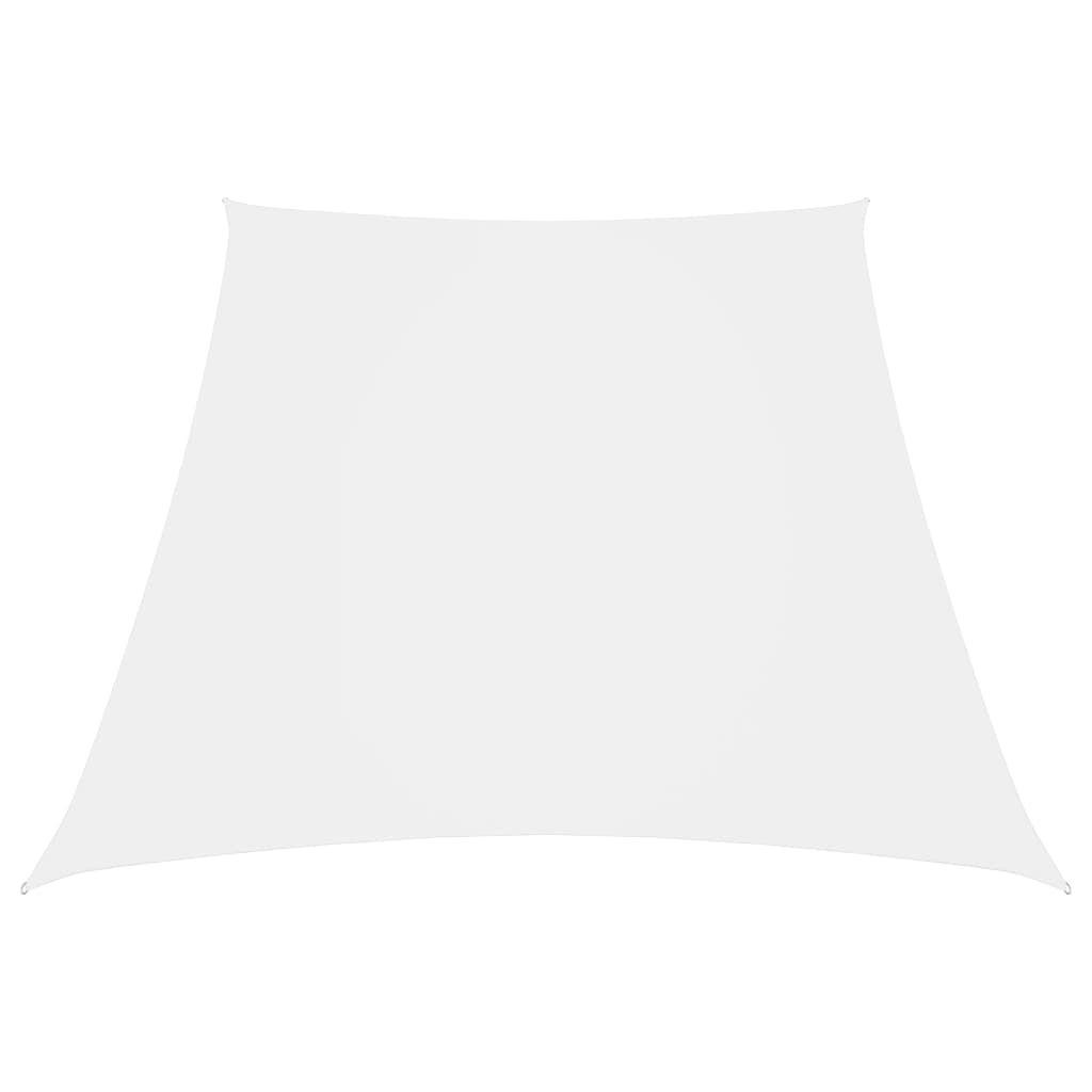 vidaXL Sonnensegel Oxford-Gewebe Trapezförmig 2/4x3 m Weiß Image