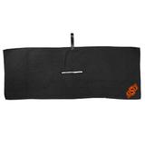 Black Oklahoma State Cowboys 16'' x 40'' Microfiber Golf Towel