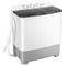Costway 2-in-1 Portable 22lbs Capacity Washing Machine with Timer Control-Gray