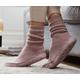 Tchibo - Hausschuh-Socken - Damen - Gr. 41-42 - rosa