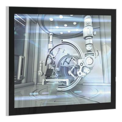 Magnetischer Posterrahmen einseitig - 12 mm A2 grau, update displays, 40.3x57.7x1.2 cm