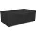 Arlmont & Co. Waterproof Outdoor Patio Sectional Cover in Black | 28 H x 126 W x 62 D in | Wayfair 67A00D370A5841FA8F199528CDD0B475