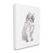 Stupell Industries Grey Shorthair Kitten Portrait Minimal Pet Cat Oversized Wall Plaque Art By Verbrugge Watercolor Canvas in White | Wayfair