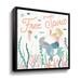 Sand & Stable™ Baby & Kids Under the Sea II - Textual Art on Canvas Canvas, Cotton in Blue/Green/Orange | 18 H x 18 W x 2 D in | Wayfair