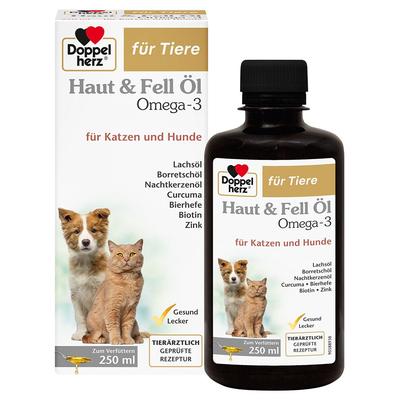 Doppelherz für Tiere Haut&Fell Öl f.Hunde/Katzen 250 ml Flüssigkeit Image
