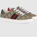 Gucci Shoes | Gucci Ace Gg Supreme Sneaker Size 27 | Color: Silver | Size: Various