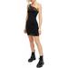 Free People Dresses | Free People Womens Medium M Black Premonitions Laze Bodycon Slip | Color: Black | Size: M