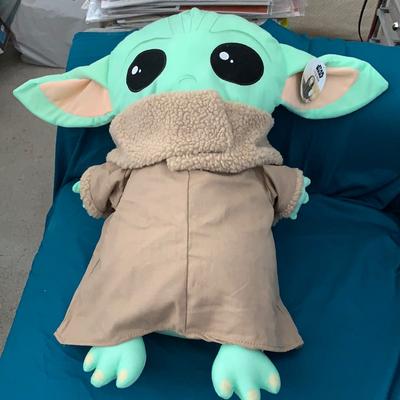 Disney Toys | Baby Yoda The Mandalorian Pillow Buddy 20” Tall | Color: Tan | Size: Unisex