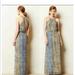 Anthropologie Dresses | Anthropologie Hd In Paris Mayacamas Maxi Dress | Color: Silver | Size: 10