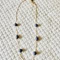 J. Crew Jewelry | Long Jcrew Necklace-Periwinkle | Color: White/Silver | Size: Os
