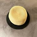 J. Crew Accessories | J.Crew Straw Packable Fedora Hat | Color: Black/Tan | Size: Os