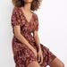 Madewell Dresses | Madewell Ruffle-Wrap Dress In Windowbox Floral | Color: Brown | Size: 0