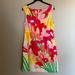 Lilly Pulitzer Dresses | Lilly Pulitzer Size 10 Flower Dress | Color: Green/Pink/Red/Yellow | Size: 10